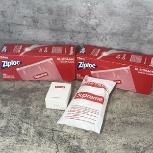 SUPREME ZIPLOC Zip Loc Bags Shower Cap Poncho Bundle